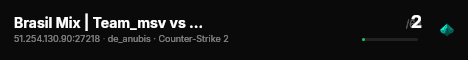 Brasil Mix | Team_msv vs Team_BRuNao- live status badge