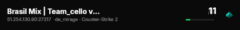 Brasil Mix | Team_cello vs Team_msv live status badge
