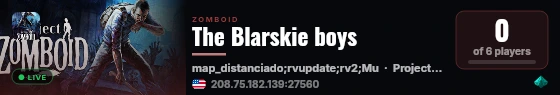 The Blarskie boys live status badge