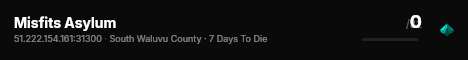 Misfits Asylum live status badge