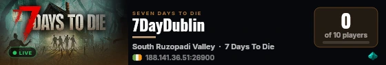 7DayDublin live status badge