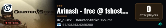 Avinash - free @ fshost.me live status badge
