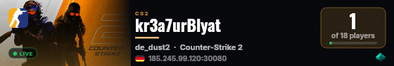 kr3a7urBlyat live status badge