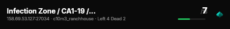 Infection Zone / CA1-19 / CasualMod v2.9.1b live status badge