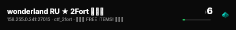 wonderland RU ★ 2Fort ███ live status badge