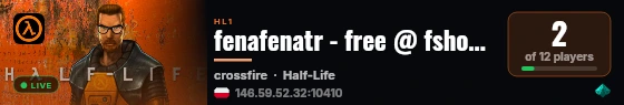 fenafenatr - free @ fshost.me live status badge