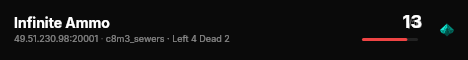 Infinite Ammo live status badge