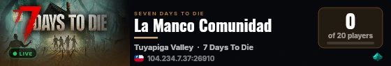 La Manco Comunidad live status badge