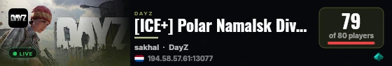 [ICE+] Polar Namalsk Divide - PvP Guns+ Survival High FPS Quests live status badge
