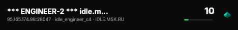 *** ENGINEER-2 *** idle.msk.ru *** live status badge