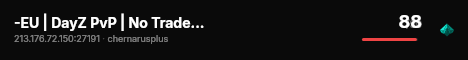 -EU | DayZ PvP | No Traders | 3PP live status badge