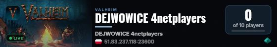 DEJWOWICE 4netplayers live status badge