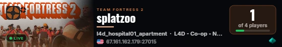 splatzoo live status badge