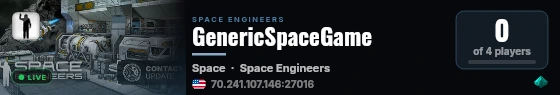 GenericSpaceGame live status badge