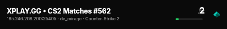 XPLAY.GG • CS2 Matches #562 live status badge