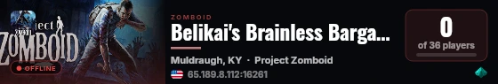 Belikai's Brainless Bargain Bin live status badge