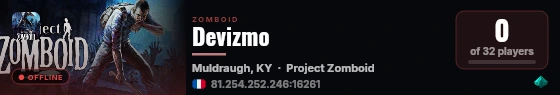 Devizmo live status badge