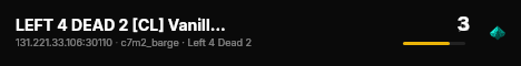 LEFT 4 DEAD 2 [CL] Vanilla+ (Coop) live status badge