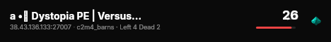 a •✦ Dystopia PE | Versus | 14vs14 ✦• live status badge