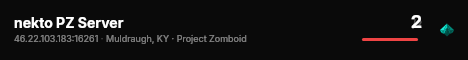 nekto PZ Server live status badge