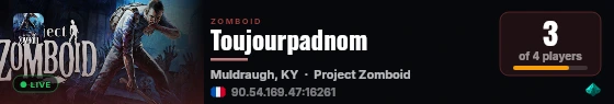 Toujourpadnom live status badge