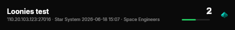 Loonies test live status badge