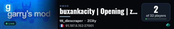 buxankacity | Opening | zcity | RU live status badge