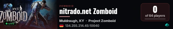 nitrado.net Zomboid live status badge