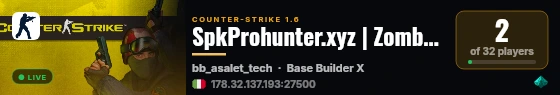 SpkProhunter.xyz | Zombie BaseBuilder [FREE VIP 24/7] live status badge