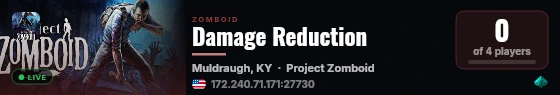 Damage Reduction live status badge