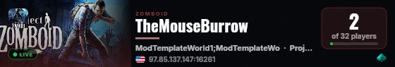TheMouseBurrow live status badge