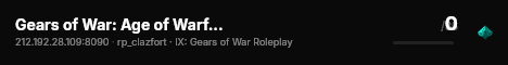 Gears of War: Age of Warfare RP | GearsX Networks live status badge