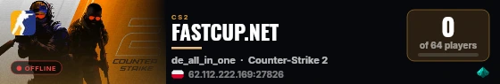FASTCUP.NET live status badge