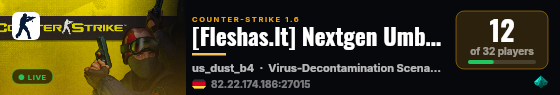 [Fleshas.lt] Nextgen Umbrella Swarm 24/7 [Closed Beta] live status badge