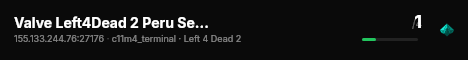 Valve Left4Dead 2 Peru Server (srcds2014-lim1.381.162) live status badge