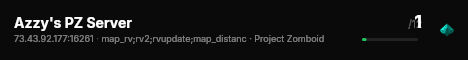 Azzy's PZ Server live status badge
