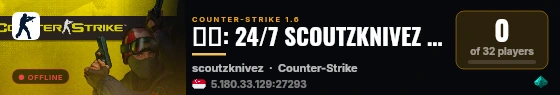 ᶆᶚ: 24/7 SCOUTZKNIVEZ | USA | ULTRA-REG | STEAM ONLY | live status badge