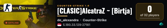 [CLASIC]AlcatraZ ~ [Birtja] live status badge