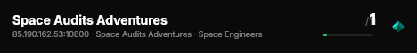 Space Audits Adventures live status badge