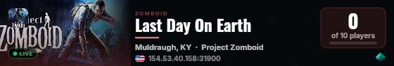 Last Day On Earth live status badge