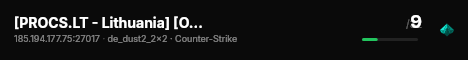 [PROCS.LT - Lithuania] [ONLY DUST2] -*=FREE VIP=*- 凸(-_-)凸 live status badge