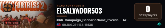 ELSALVADOR503 live status badge