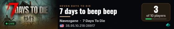 7 days to beep beep live status badge