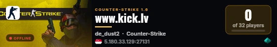 www.kick.lv live status badge