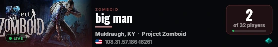 big man live status badge