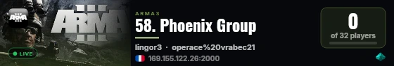 58. Phoenix Group live status badge
