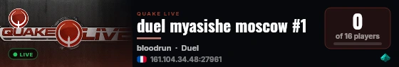 duel myasishe moscow #1 live status badge