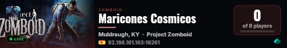 Maricones Cosmicos live status badge