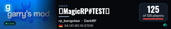 🤎MagicRP#TEST🤎 live status badge