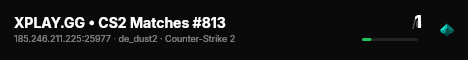 XPLAY.GG • CS2 Matches #813 live status badge